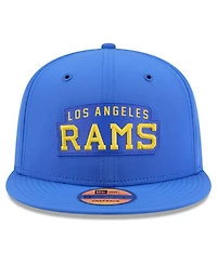 New Era Men's Royal Los Angeles Rams 2026 Sideline Throwback 9FIFTY Snapback Hat