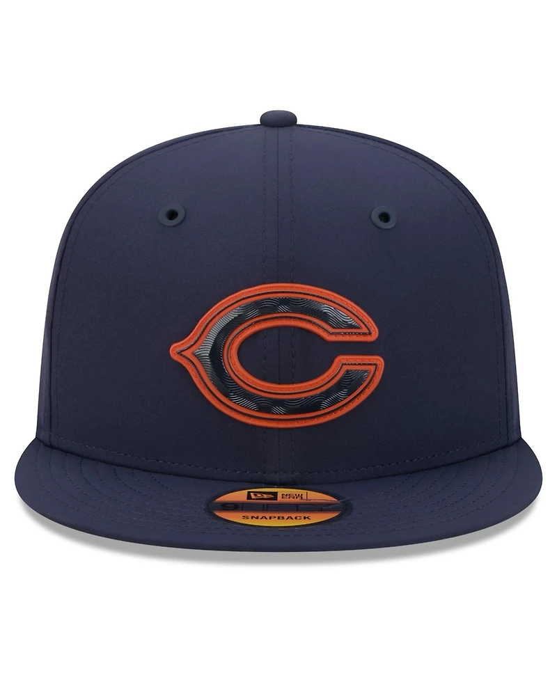 New Era Men's Navy Chicago Bears 2026 Sideline 9FIFTY Snapback Hat