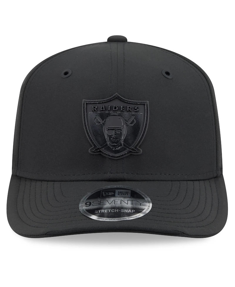 New Era Men's Black Las Vegas Raiders 2026 Sideline 9SEVENTY Adjustable Hat