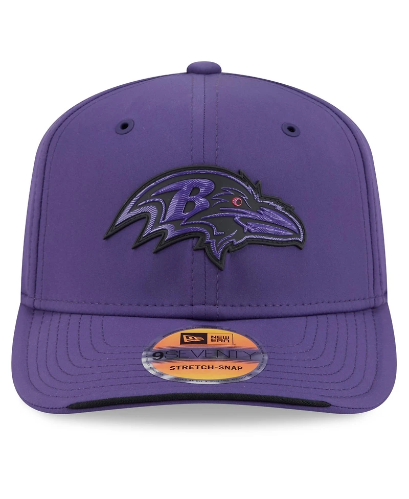 New Era Men's Purple Baltimore Ravens 2026 Sideline 9SEVENTY Adjustable Hat