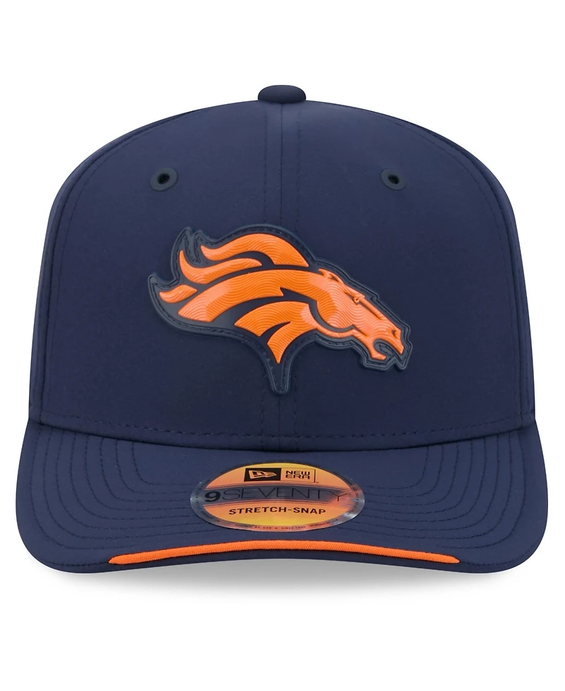 New Era Men's Navy Denver Broncos 2026 Sideline 9SEVENTY Adjustable Hat