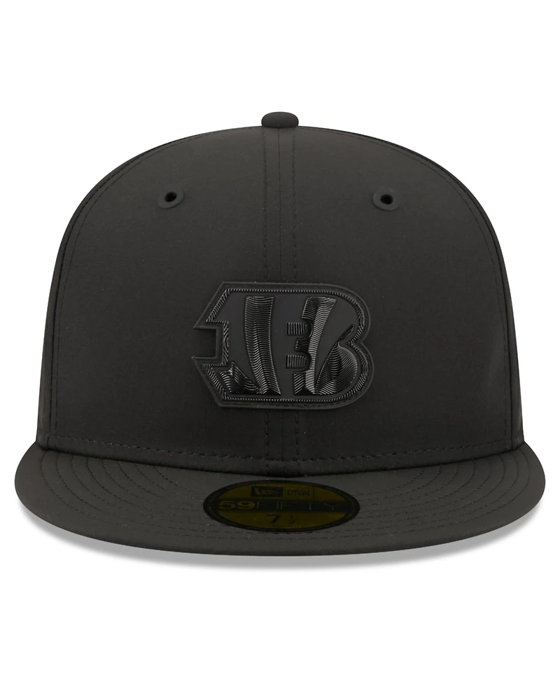 New Era Men's Black Cincinnati Bengals 2026 Sideline 59FIFTY Fitted Hat