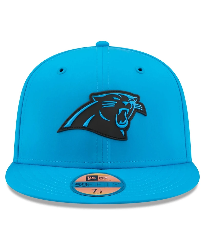 New Era Men's Blue Carolina Panthers 2026 Sideline 59FIFTY Fitted Hat