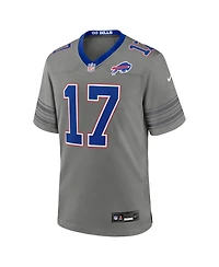 Nike Men's Josh Allen Gray Buffalo Bills Nickel City Game Jersey