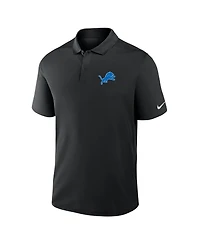 Nike Men's Black Detroit Lions Dri-fit Victory Polo Shirt