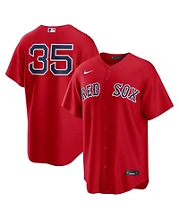 Nike Men's Garrett Crochet Red Boston Sox Alternate Replica Jersey