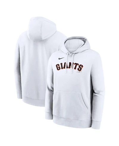 Nike Men's White San Francisco Giants Dri-fit Club Hoodie