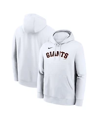 Nike Men's White San Francisco Giants Dri-fit Club Hoodie