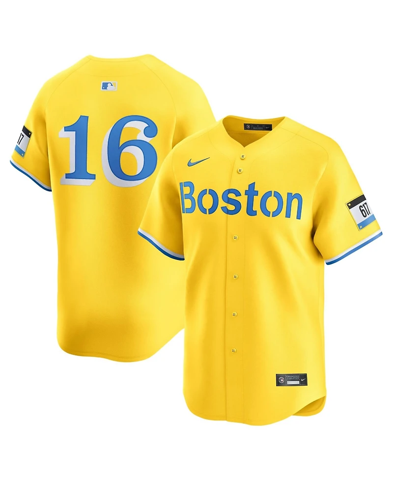 Nike Men's Jarren Duran Gold Boston Red Sox Alternate Limited Jersey