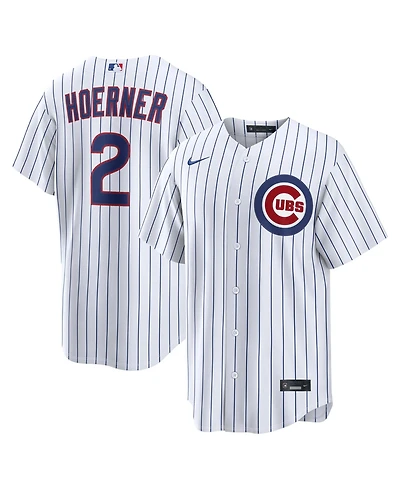 Nike Men's Nico Hoerner White Chicago Cubs Home Replica Jersey