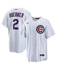 Nike Men's Nico Hoerner White Chicago Cubs Home Replica Jersey