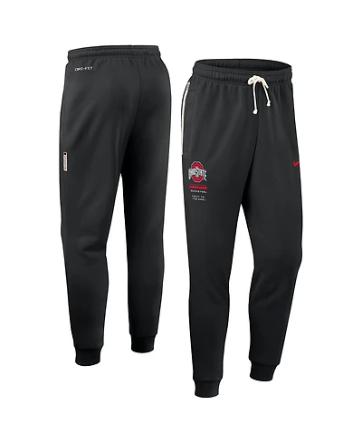 Nike Men's Black Ohio State Buckeyes 2026 Sideline Standard Issue Dri-fit Taper Pants
