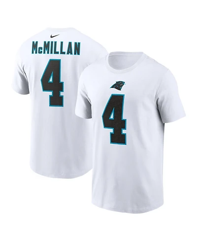 Nike Men's Tetairoa McMillan White Carolina Panthers Name Number T-Shirt