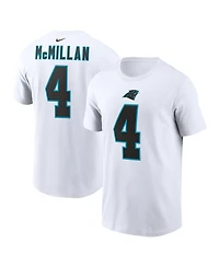 Nike Men's Tetairoa McMillan White Carolina Panthers Name Number T-Shirt