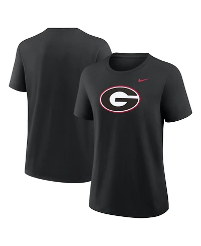 Nike Women's Black Georgia Bulldogs Primary Logo T-Shirt