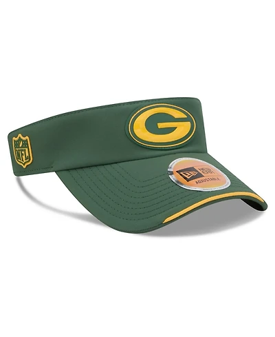 New Era Men's Green Bay Packers 2026 Sideline Adjustable Visor Hat