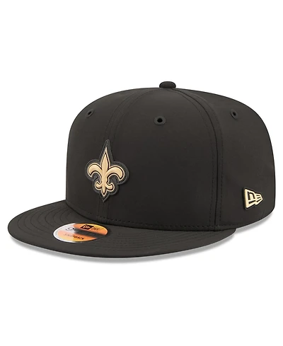 New Era Men's Black New Orleans Saints 2026 Sideline 9FIFTY Snapback Hat