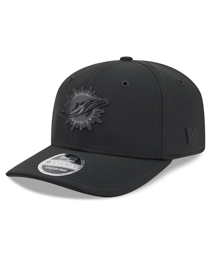 New Era Men's Black Miami Dolphins 2026 Sideline 9SEVENTY Adjustable Hat
