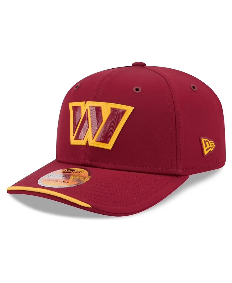 New Era Men's Burgundy Washington Commanders 2026 Sideline 9SEVENTY Adjustable Hat