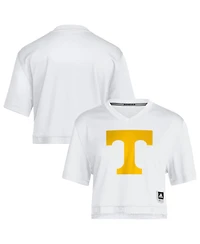 Adidas Women's White Tennessee Volunteers Cropped Fashion Jersey