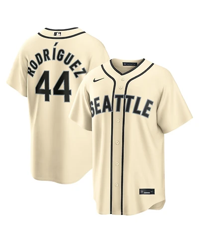 Nike Men's Julio Rodriguez Cream Seattle Mariners Alternate Replica Jersey