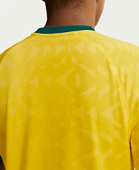 Nike Men's Yellow Brazil National Team Home Sublimated Dri-fit Soccer Top