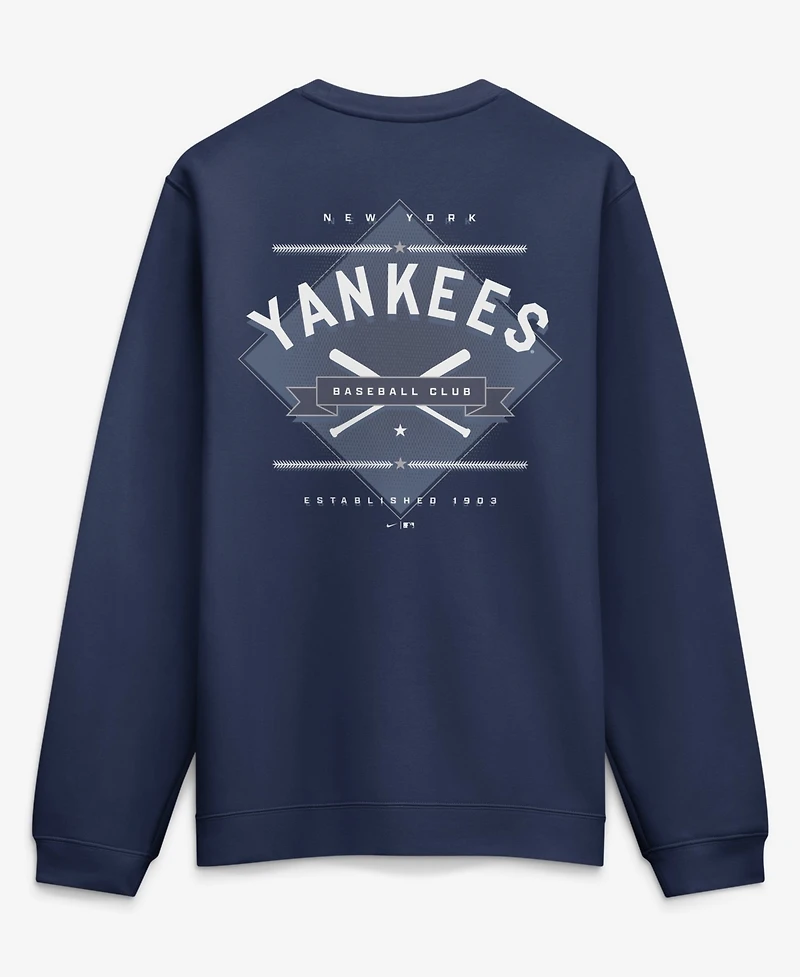 Nike Men's Navy New York Yankees Cooperstown Diamond Sweatshirt