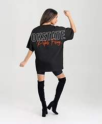 Gameday Couture Women's Black Oklahoma State Cowboys Oversized Back at Ya T-Shirt