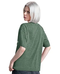 Starter Women's Green Bay Packers Jump Shot Boyfriend Tri-Blend T-Shirt
