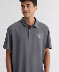 Fanatics Men's Charcoal Las Vegas Raiders Clutch Polo Shirt