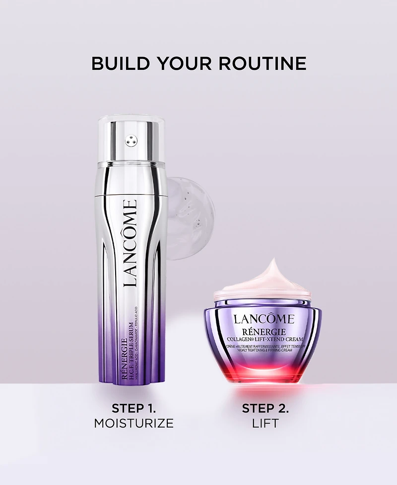 Lancome 2-Piece Renergie Collagen Cream & H.c.f. Triple Serum Set