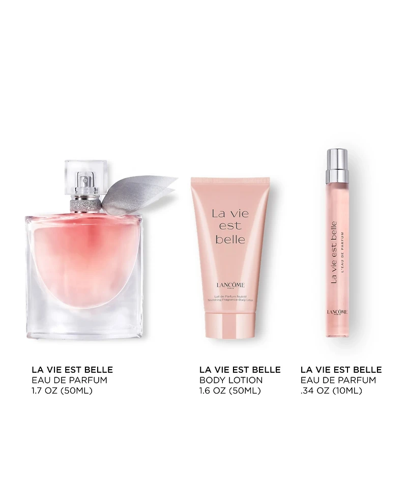 Lancome 3-Piece La Vie Est Belle Perfume Spray & Body Lotion Set