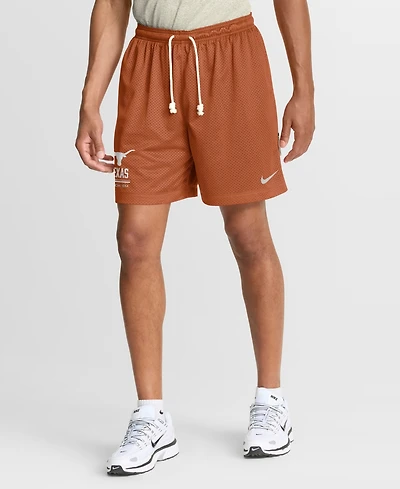 Nike Men's Texas Orange/Anthracite Longhorns 2026 Sideline Standard Issue Reversible Dri-fit Shorts
