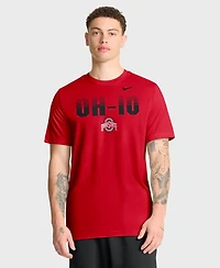 Nike Men's Scarlet Ohio State Buckeyes Primetime Legend Kinetic Mantra Dri-fit T-Shirt