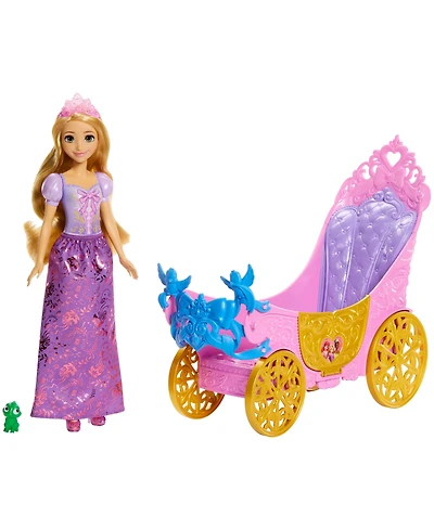 Disney Princess Rapunzel Grand Carriage Fashion Doll with Pascal, Ages 3+