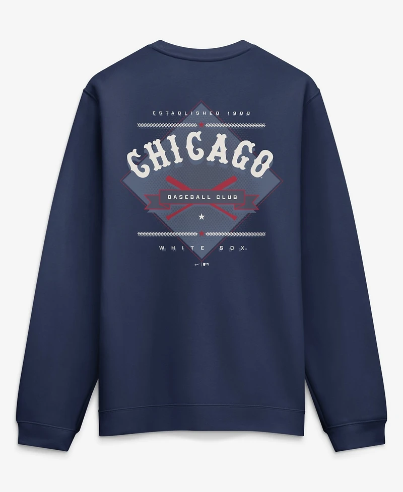 Nike Men's Navy Chicago White Sox Cooperstown Diamond Sweatshirt