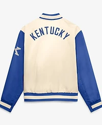 Nike Men's Natural/Royal Kentucky Wildcats Legacy Full-Snap Bomber Jacket