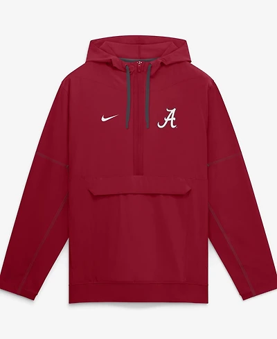 Nike Men's Crimson Alabama Tide 2026 Sideline Anorak Half-Zip Hoodie