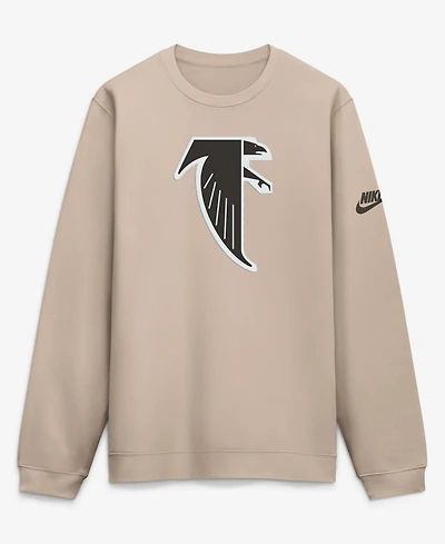 Nike Men's Sand Atlanta Falcons I-Formation Rewind Club Crew Sweatshirt