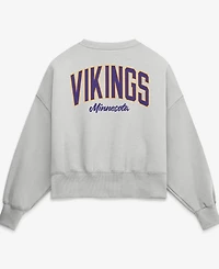 Nike Women's Gray Minnesota Vikings Oversized Primetime Phoenix Fleece Sweatshirt