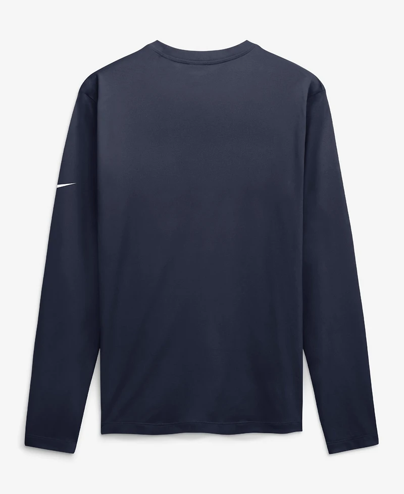 Nike Men's Navy Chicago Bears Legend Icon Dri-FITLong sleeves T-Shirt