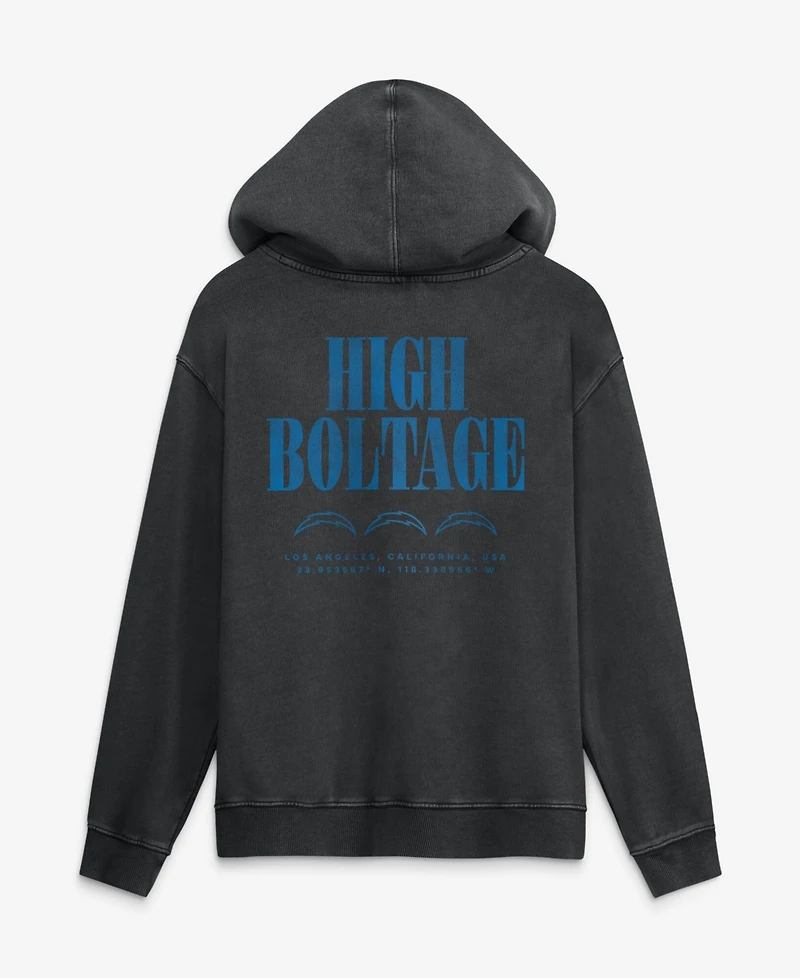 Fanatics Men's Black Los Angeles Chargers Relaxed Intense Rivalry French Terry Hoodie