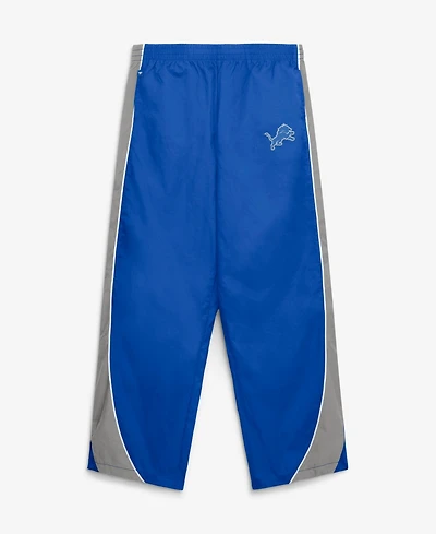 Fanatics Women's Blue/Gray Detroit Lions Team First Backwards Lateral Nylon Pants