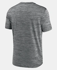 Nike Men's Anthracite Ohio State Buckeyes Primetime Arch Logo Velocity Dri-fit T-Shirt