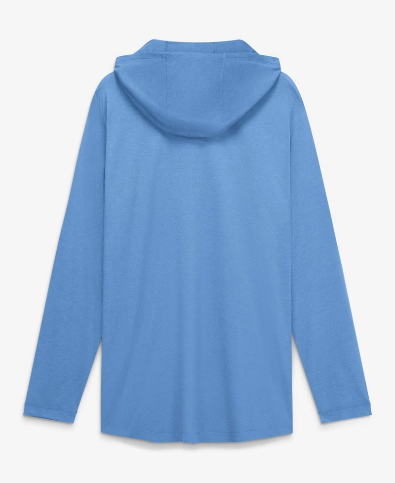 Jordan Men's Carolina Blue North Tar Heels Primetime Pattern Tri-Blend Dri-FITLong sleeves Hooded T-Shirt