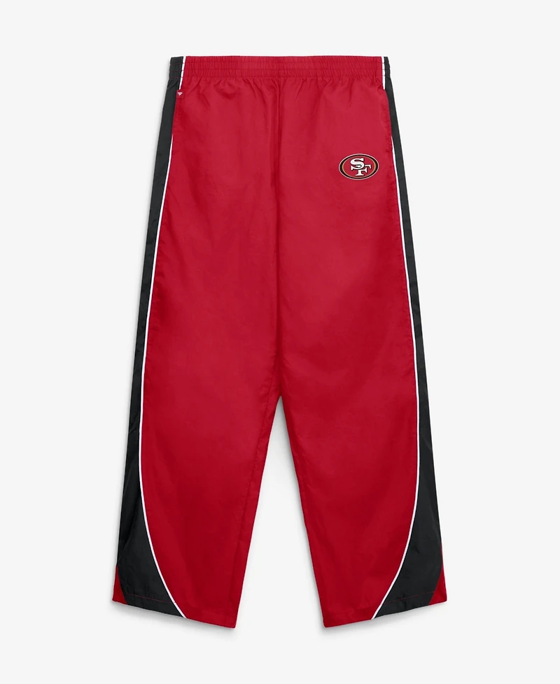 Fanatics Women's Scarlet/Black San Francisco 49ers Team First Backwards Lateral Nylon Pants