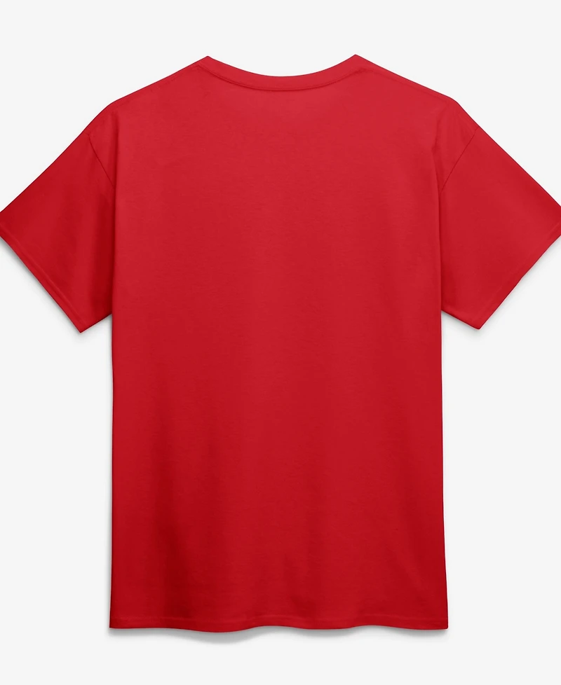 Logo Athletic Men's Red Washington Nationals Heart and Soul T-Shirt