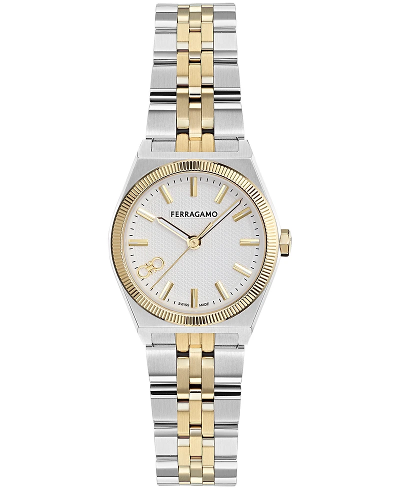 Ferragamo Women's Two-Tone Stainless Steel Bracelet Watch 28mm