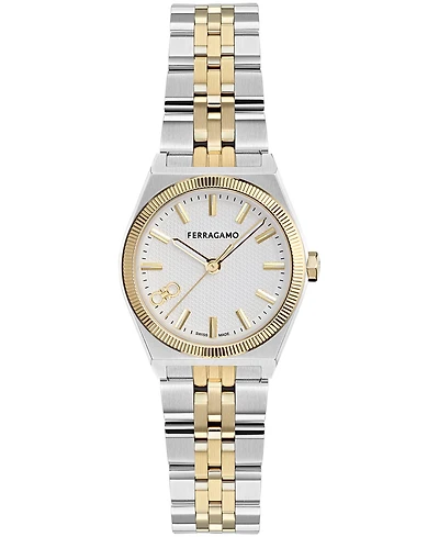 Ferragamo Women's Two-Tone Stainless Steel Bracelet Watch 28mm