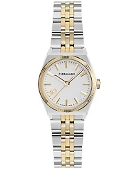 Ferragamo Women's Two-Tone Stainless Steel Bracelet Watch 28mm